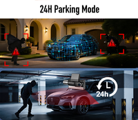 Caméra embarquée 3 canaux 3 voies 2K+1080p+1080p Wifi GPS DVR 4G avec surveillance de stationnement 24h/24 et vision nocturne