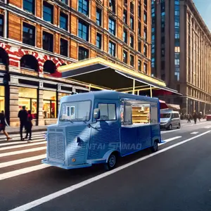Factory Price Ce Certification Pizza Food Truck Vintage Hotdog Electric Mobile Fast Food Trailer For Sales