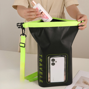 <strong>Waterproof</strong> <strong>PVC</strong> Diving <strong>Bag</strong> with Phone <strong>Bag</strong> Suitable for Swimming Hiking, and Drifting - Product Image 5