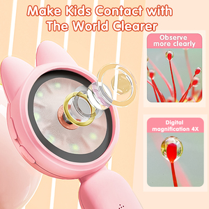 KOFIG KFG-HM020B Portable 2-Inch IPS Screen Electron <b>Microscope</b> with LED Light for Kids Reading Stereo <b>Microscope</b> - Product Image 6