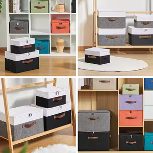 Có thể gập lại hình chữ nhật hộp lưu trữ quần áo & đồ chơi tổ chức ráp lưu trữ Thùng & Tổ chức - Product Image 4