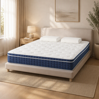 Matelas à double fermeté avec ressorts ensachés individuellement, résistant au relâchement après une utilisation prolongée
