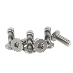Ultra Low Profile Socket Head Cap <b>Screw</b> M2 M3 M4 Ultra Low Profile Thin Head Hex Ultra Low Head Socket <b>Screw</b> - Product Image 2