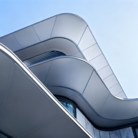 Panneau de façade en aluminium thermolaqué massif, écologique, ignifuge, imperméable, pour revêtement mural extérieur de bâtiment à façade continue