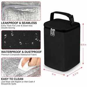 Breastmilk & Baby Bottle Cooler Bags Eco-Friendly Polyester Insulated for Nursing Moms Daycare Travel - Product Image 3