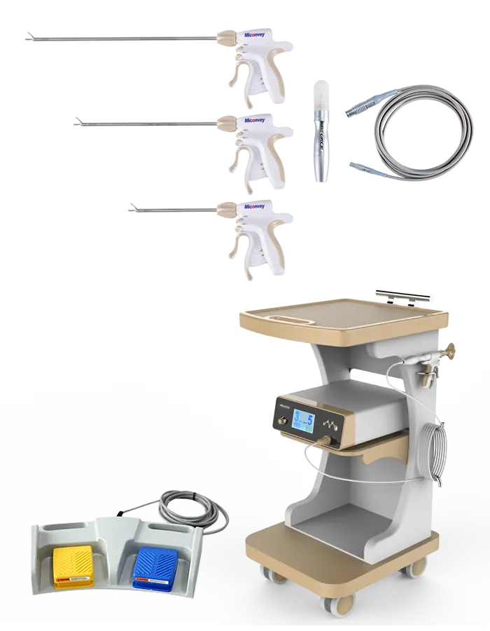 Générateur de système de scalpel à ultrasons d'instruments chirurgicaux pour adultes de haute qualité