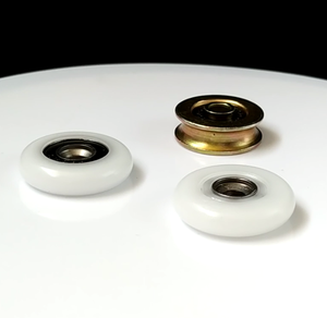 Diameter 24mm <strong>Shower</strong> Glass Door Roller Stainless Steel <strong>Slide</strong> <strong>Rail</strong> - Product Image 1