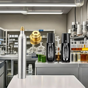 China Fabrikanten 0.6l Soda Maker Machine Hogedruk Aluminium Gasfles Voor Koude Cilinder Met Klep - Product Image 6