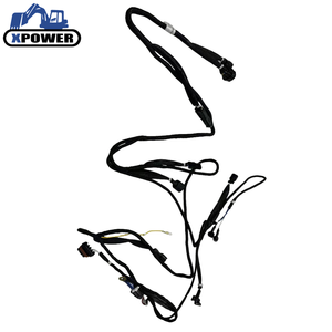 21Q6-18200-C02 Excavator Monitor Gauge Wire <b>Harness</b> 21Q618200C02 For R300-9S R210LC-9 R220LC-9SWiring <b>Harness</b> <b>Black</b> - Product Image 1