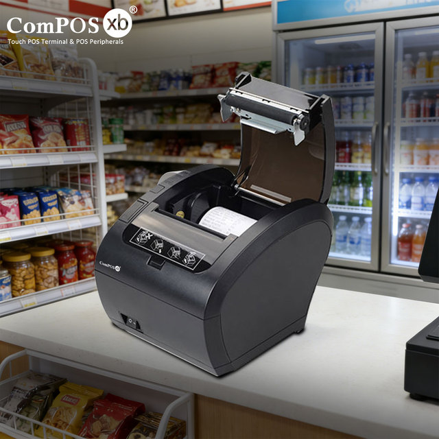 High-Speed POS Thermal Printer for POS Systems Stock Receipt Printer Auto Cutter 80mm Cheap Thermal Label Receipt Printer