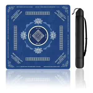 Tapete de Neopreno Bordado con Monograma Antideslizante para Mesa de Mahjong, para Jugadores de Mahjong - Product Image 1