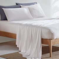 Draps en coton doux avec 800 fils, vente en gros, ensembles de literie d'hôtel de qualité, ensemble de housse de couette pour hôtel et maison