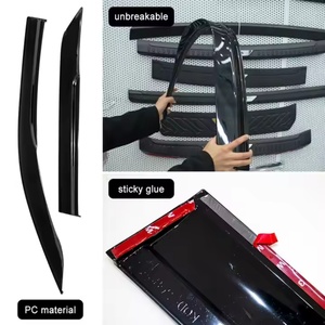 Accessoires automobiles OEM/ODM, nouveau design, pare-soleil et pare-pluie en PC noir injecté pour Suzuki Jimny - Product Image 4