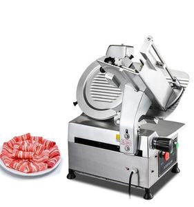 Rebanadora de carne comercial totalmente automática con grosor de corte ajustable, adecuada para cortar carne congelada y jamón - Product Image 6