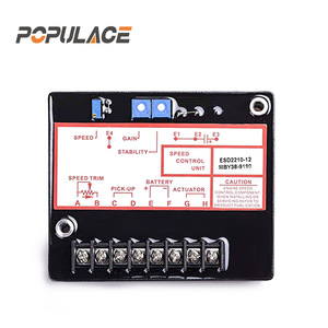 ตัวควบคุมความเร็วรอบเครื่องยนต์ดีเซล Populace ESD2210-12 ระบบอิเล็กทรอนิกส์ 12V 24V - Product Image 2