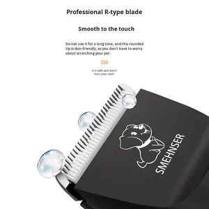 पालतू बाल क्लिपर ट्रिमर यूएसबी रिचार्जेबल कुत्ते बिल्लियों इलेक्ट्रिक क्लिपर त्वरित ट्रिमिंग हल्के बालों को हटाने पालतू जानवर की दुकान की सफाई - Product Image 3