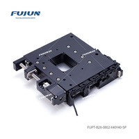 Plataforma Lineal Eléctrica de Precisión con Alineación Óptica en Ejes XY, Microscopio con Ajuste Fino, Deslizador Motorizado de Aleación de Aluminio XY, 1 Año de Garantía