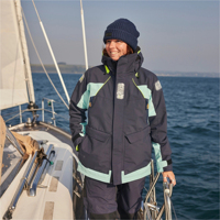 Veste de navigation offshore pour femmes, logo personnalisé en usine, haute visibilité, imperméable, coupe-vent, fermeture éclair, doublure en polaire thermique pour l'automne et l'hiver