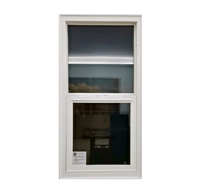 WEIKA vente en gros de fenêtres à double guillotine UPVC améliore l'efficacité énergétique de l'espace avec une fenêtre américaine en vinyle