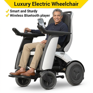 重型电动轮椅 600W 电机 加固框架 20 公里续航里程 加厚座椅 适合超大体型使用者 负载能力 150 公斤 - Product Image 1