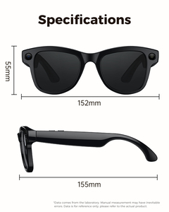 <b>Real</b>-time Translate Sport AI Glasses Charging Box Chat GPT Music Noise Reduction WiFi 8PM M02 Ultra Smart Glasses With <b>Camera</b> - Product Image 2