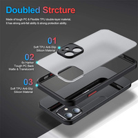 Étuis de téléphone mobile translucides givrés protecteurs et respectueux de la peau pour Itel P37/P38/P40/S23/S23+/S17/Vision3 Africa Transsion