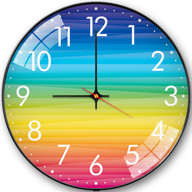 Creative Simple Modern Nordic Style Wall Clock for Living Room Bedroom Original Watch Decor Silent Antique Metal Office Home Use