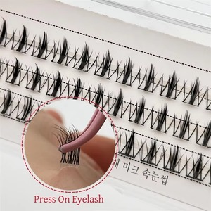 PBT Lash Trays 3D 5D Handmade 12 Rows Individual <b>Cluster</b> Eyelash Extensions for DIY Use - Product Image 5