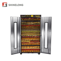 Commerciële Voedsel Dehydrator Machine 6 / 10 / 16 / 24 / Trays Gedroogde Groenten Fruit Dehydrator
