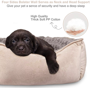 Camas para perros, suaves, cómodas, transpirables, duraderas, antideslizantes, tejidas a mano, lavables, cama para perros con cojín para dormir - Product Image 3