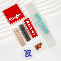 Étiquettes en caoutchouc PVC cousues avec logo personnalisé, lavables et durables, étiquettes en caoutchouc silicone pour vêtements, sacs, chaussures