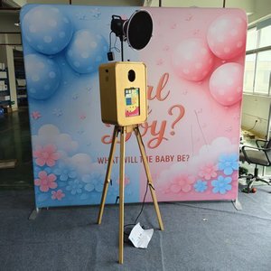Espejo Mágico con Trípode de Madera para Cabina de <span class=keywords><strong>Fotos</strong></span> |   Dispositivo Interactivo para Fiestas de Revelación de Género - Product Image 2