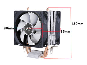 Kiuzaim кулер для процессора с двумя башнями 90 мм вентиляторы воздушного охлаждения LGA 2011 2066 бесшумный Рабочий стол совместимый с AMD X79 X99 X299 материнская плата 3/4 RGB - Product Image 6