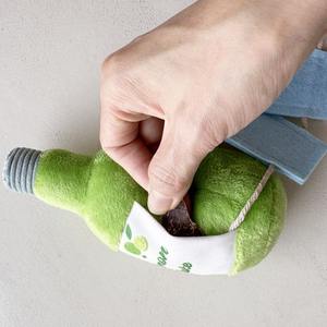 Giocattolo di peluche per animali domestici a forma di bottiglia resistente giocattolo di <span class=keywords><strong>Pet</strong></span> <span class=keywords><strong>Pet</strong></span> <span class=keywords><strong>Pet</strong></span> Squeak giocattoli divertenti cibo nascosto giocattolo da masticare per cani - Product Image 4