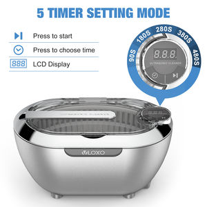 Codyson TUV 700M LCD <span class=keywords><strong>Appareil</strong></span> de <span class=keywords><strong>nettoyage</strong></span> à ultrasons Machine de <span class=keywords><strong>nettoyage</strong></span> à ultrasons à usage domestique pour montres Bijoux Têtes de rasoir Pièce de monnaie - Product Image 5