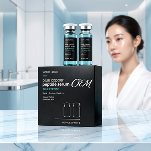 Suero de Péptidos de Cobre Azul, Ácido Hialurónico, Líquido para el Cuidado Facial, Reafirmante, Aumenta la Elasticidad, Logotipo Personalizado OEM - Product Image 3