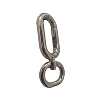 Accessoires de quincaillerie pour sacs à main personnalisés Crochets toriques pour chaîne fermoirs de sangle de sac Mousqueton pivotant Anneau rond