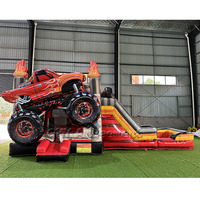 Nouvelle structure gonflable populaire : château gonflable Monster Truck pour enfants