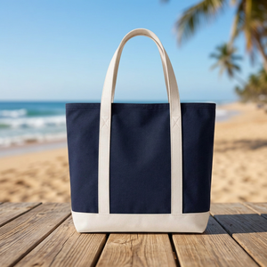Factory Direct Top Seller Cheap Price Custom Own Logo Big Capacity <b>Medium</b> <b>Size</b> Canvas Shopping Tote <b>Bag</b> - Product Image 1