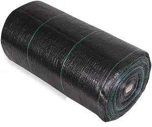 Black Color with Green Line Coconut Fiber Weed Control Mulch Mats Tree Agricultural Mat Felt Woven Fabric Weed Mat