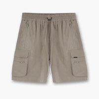 Shorts de course sur sentier Ripstop Shorts courts de gymnastique cargo vierges en gros OEM nylon extensible dans les quatre sens pour hommes 5 pouces avec poches personnalisées