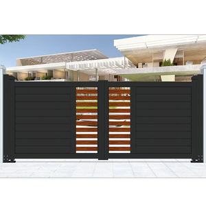 Ace sự riêng tư nhôm louver phong cách hàng rào Cổng đôi <span class=keywords><strong>Swing</strong></span> <span class=keywords><strong>Gate</strong></span> - Product Image 3