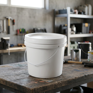 5.1 LTR Food Grade Airtight PP Plastic <b>Paint</b> <b>Bucket</b> Round Container - Product Image 2