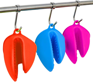 Mini gants de cuisine en Silicone de haute qualité, Clip d'isolation thermique, <span class=keywords><strong>Anti</strong></span>-brûlure, gants antidérapants, gants de <span class=keywords><strong>four</strong></span> à micro-ondes - Product Image 3