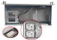 Pabrik OEM produsen 250mm peladen kedalaman pendek Chassis 2u rak Mount ITX peladen Kasus