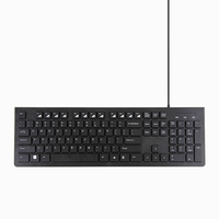 Clavier filaire USB étanche VCOM AZERTY français-arabe pour PC, ordinateur Windows 98/2000/7/8/10/XP/Vista/Mac