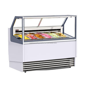 Congélateur vertical pour gâteaux glacés de supermarché avec porte à charnières - Gamme de températures de -18 à -22 degrés pour les pâtisseries - Product Image 2