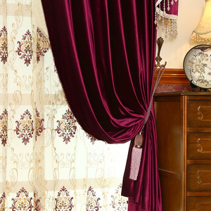 Tenda in Velluto 100% Poliestere di Lusso per <span class=keywords><strong>la</strong></span> Casa, Super Morbida, Pesante, Oscurante per Soggiorno e Camere da Letto Femminili - Product Image 4