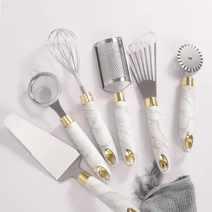 Ensemble d'ustensiles de cuisine pour la cuisson, la cuisine et le mélange, meilleurs outils de Gadgets de cuisine, ensemble de couteaux coupe-Pizza