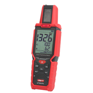 Mesureur d'irradiation solaire UT381PV avec double capteur de température, inclinaison et azimut, application Bluetooth pour le test et l'entretien des systèmes photovoltaïques - Product Image 1